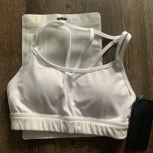 Alphalete Tri Bra- White